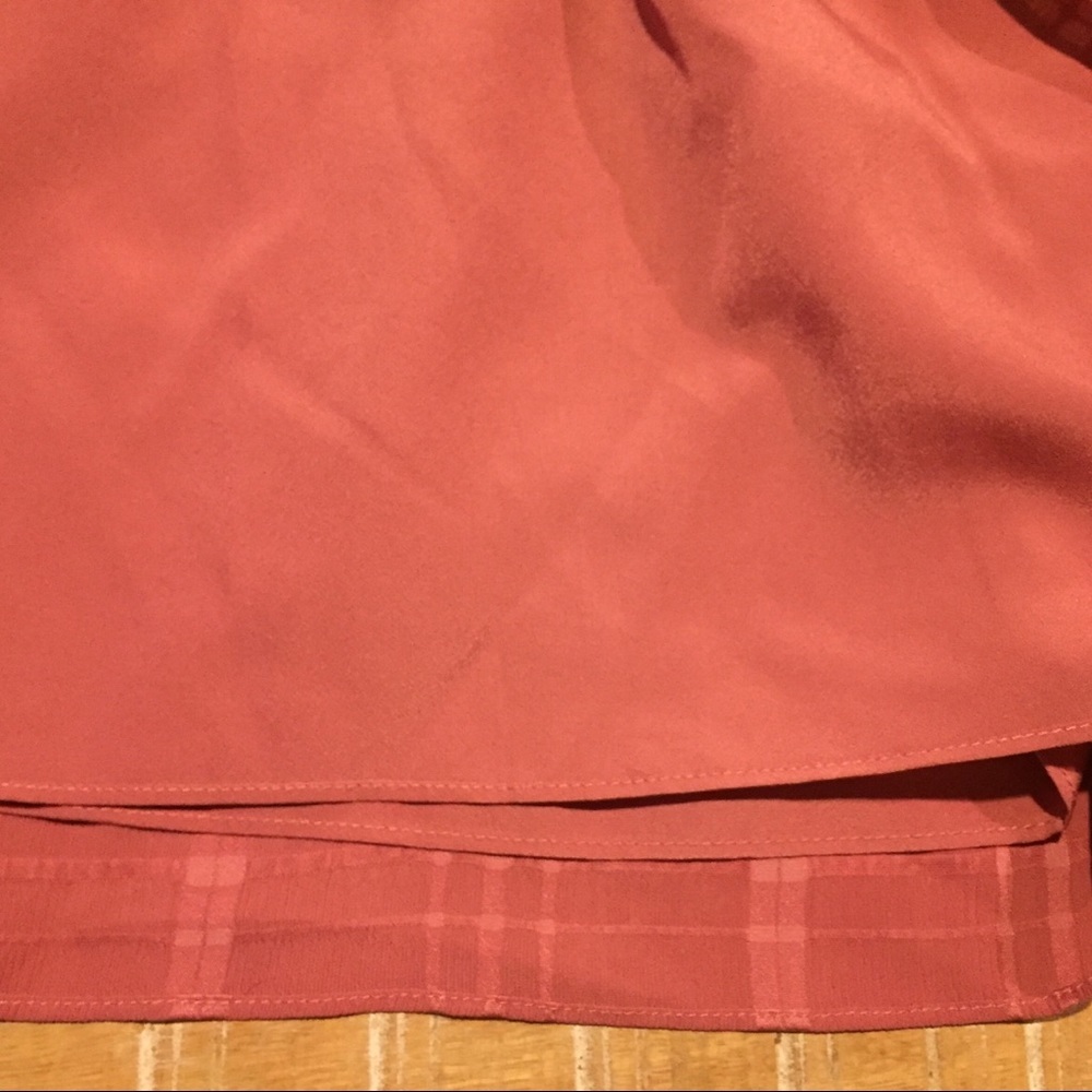 Parker Smocked Waist Pink Skirt Medium NWT plaid - Picture 5 of 6